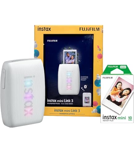 Fujifilm Instax Square Link Starter Kit - Ash White : Amazon.in